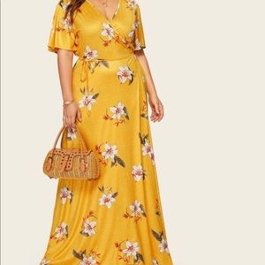 Sun dress maxi wrap